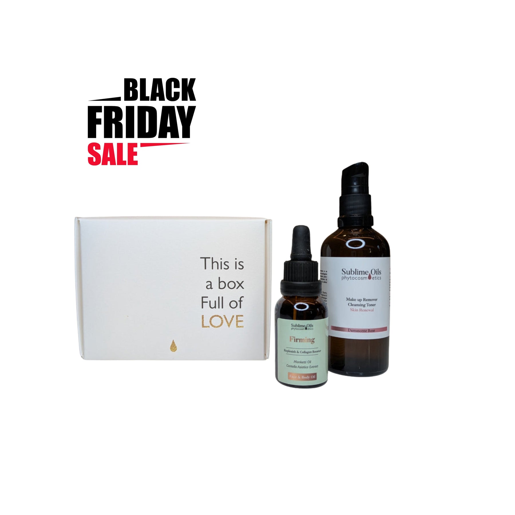 Aceites sublimes reafirmantes para paquetes 